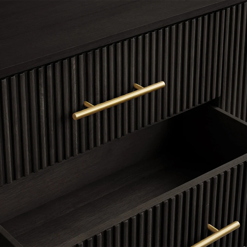 Solid Oak Buffet Cabinet