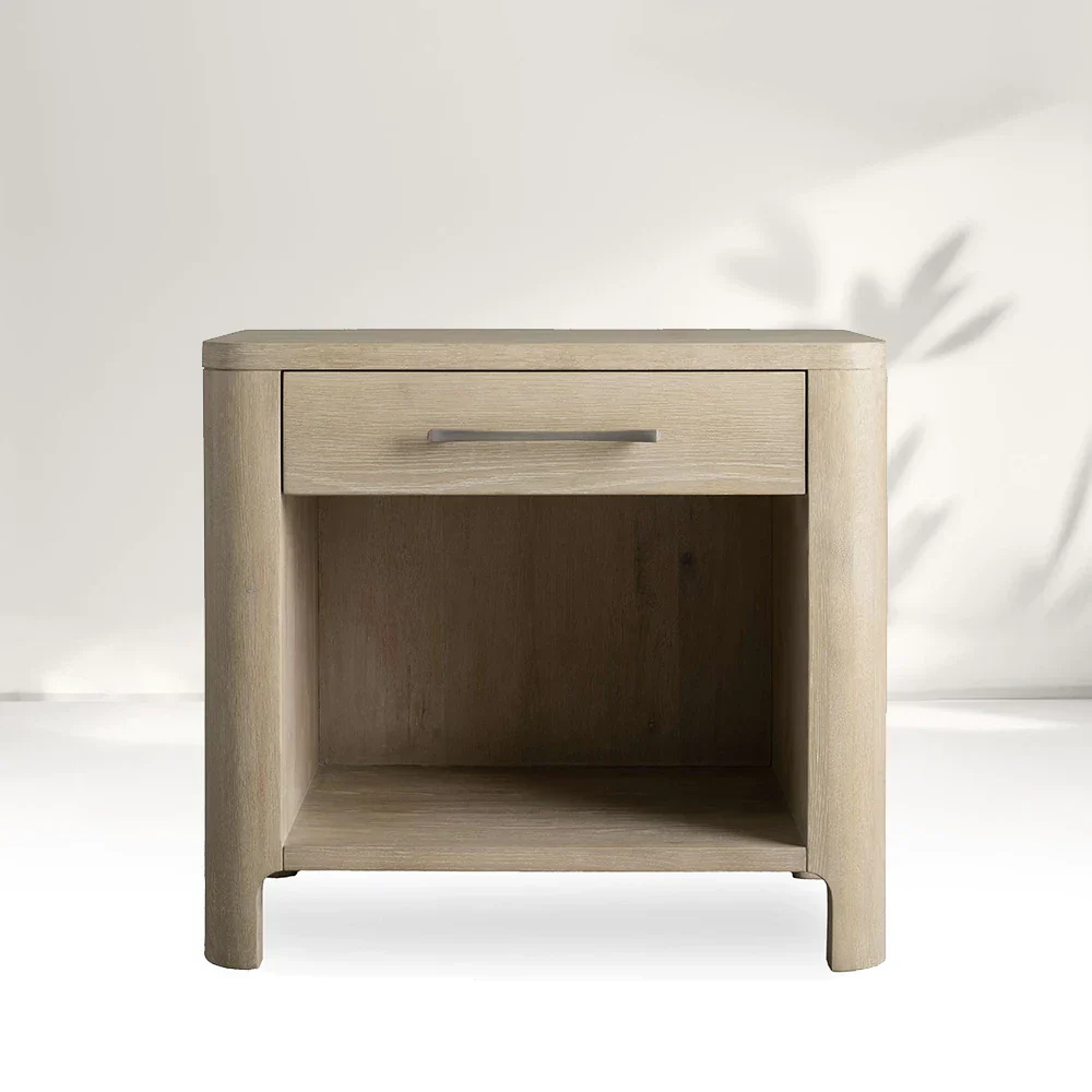 Simple Single - drawer Bedside Table