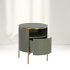  Vertical - striped Round Sideboard