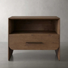 Minimalist Single - drawer nightstand
