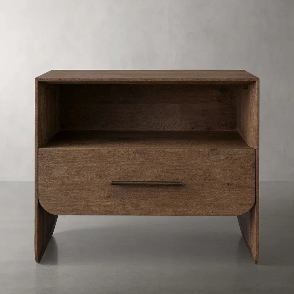 Minimalist Single - drawer nightstand