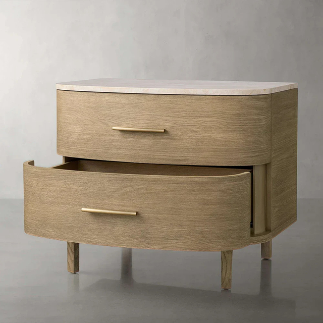 Double - drawer Nightstand