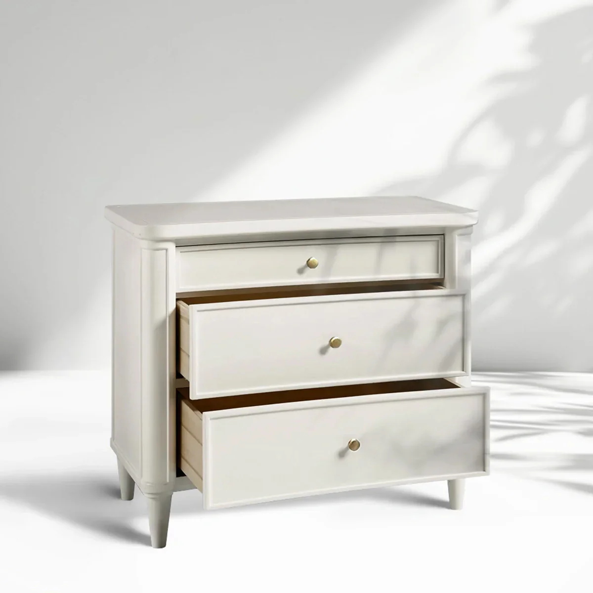 Three - Drawer Nightstand