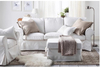Removable And Washable White Sofa