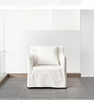 Japanese-style linen fabric simple sofa