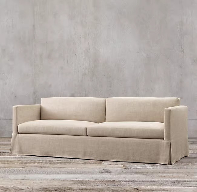 American RH simple and detachable washable sofa