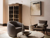 Classic Arch Window Storage Cabinet