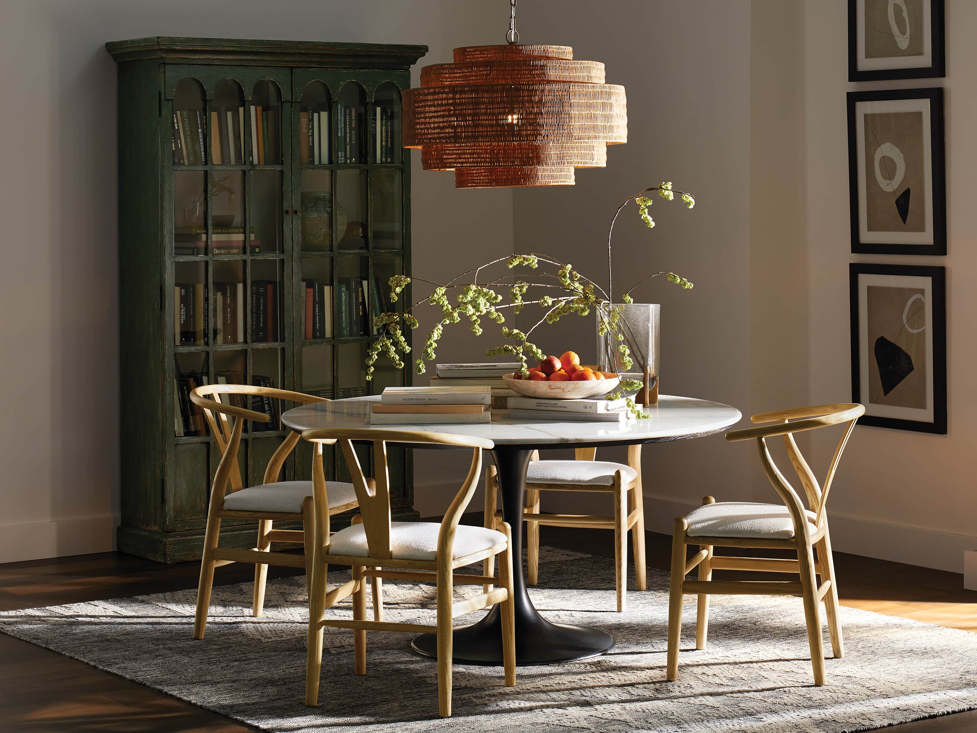 Classic Arch Window Storage Cabinet