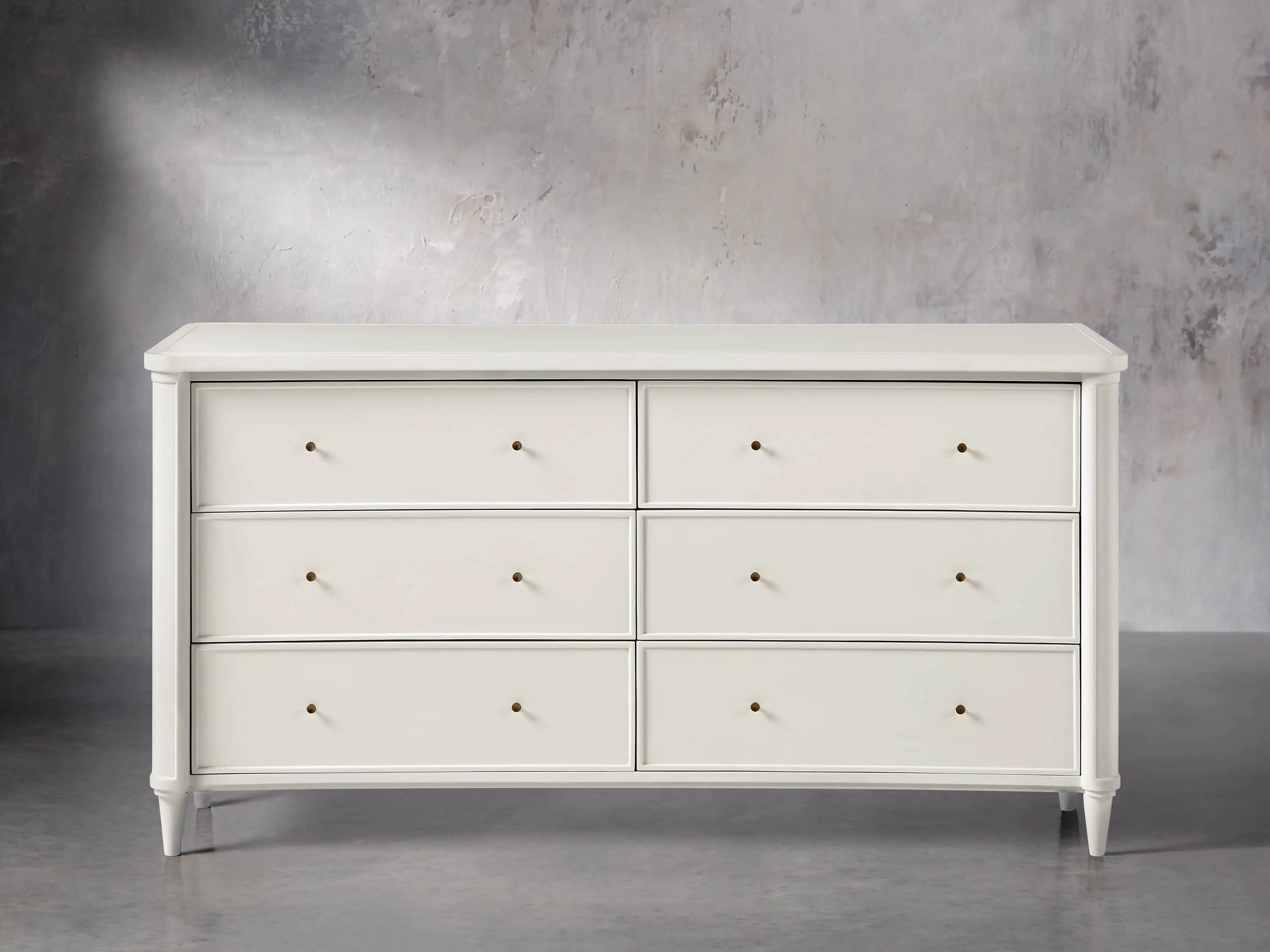 Wide Six-Drawer Dresser