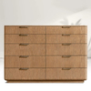 Wooden 10-Drawer Dresser