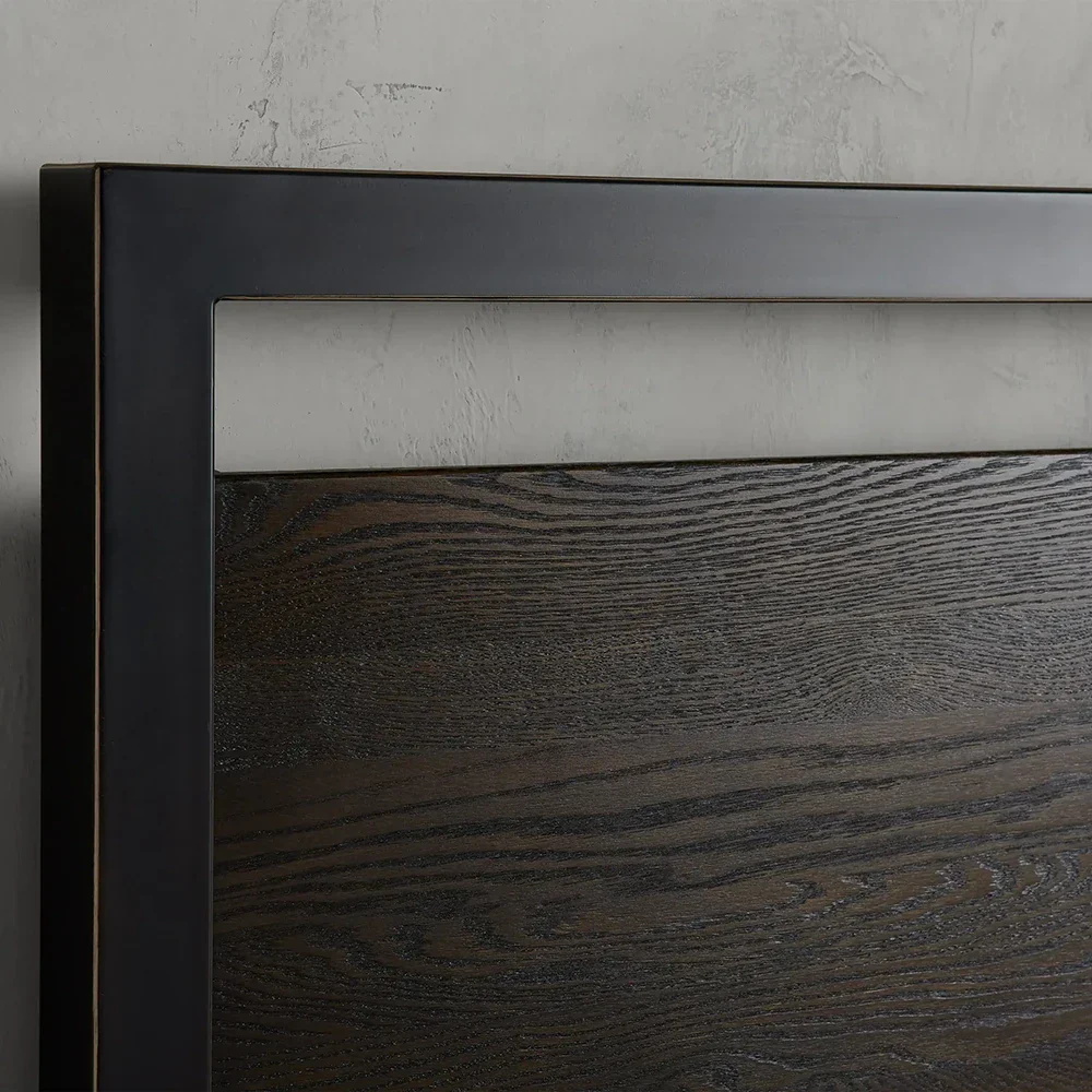 Contemporary Urban and rustic Wood Bed