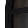 Oak Arch - top Glass - door Bookcase