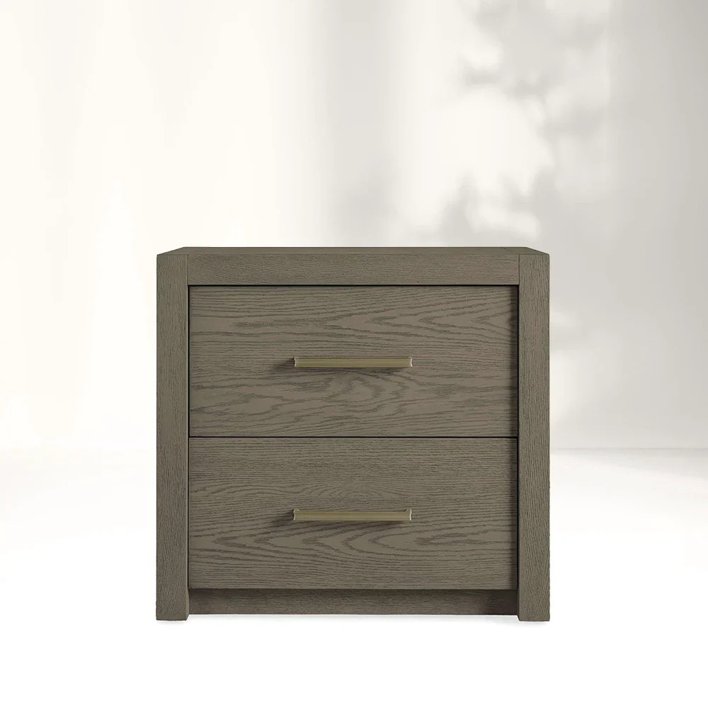 Minimalist Two - drawer Nightstand