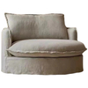 Detachable And Washable Round Single Sofa