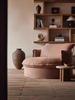 Detachable And Washable Round Single Sofa
