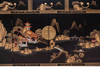 New Chinese-style classical hand-painted entrance cabinet