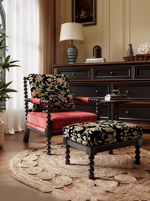 French retro pearl chair