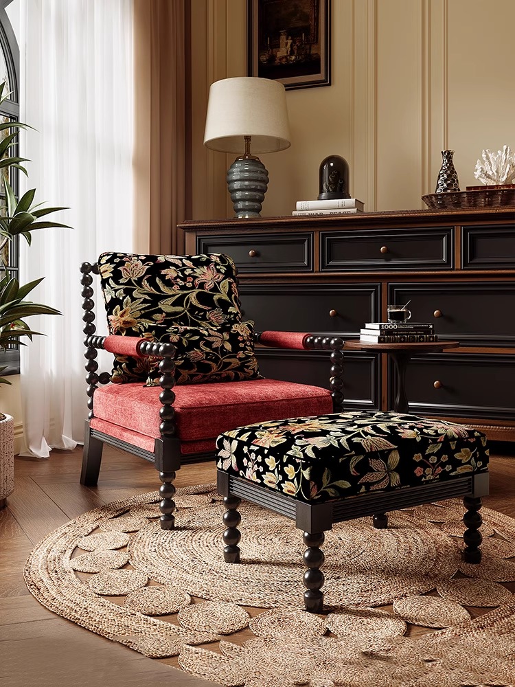 French retro pearl chair