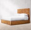 American Country Tree Bark Double Bed