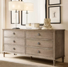 Oak Six-drawer Cabinet