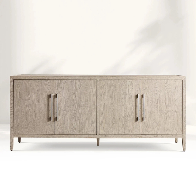 Modern Minimalist Solid Wood Sideboard