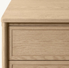 Five-drawer White Oak Veneered Dressing Table