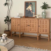 White Oak Wooden Hallway Organizer