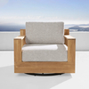 Outdoor Teak Swivel Chair