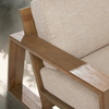 Outdoor Teak Sofa In Weathered Fawn