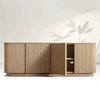 American Living Room Solid Wood White Oak Entrance Cabinet TV Cabinet