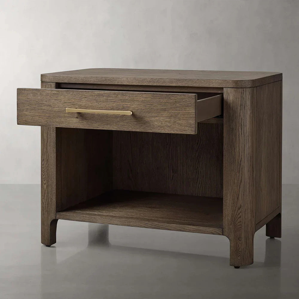Simple Single - drawer Bedside Table