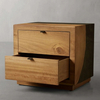 Twin - drawer Modern Bedside Cabinet