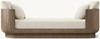 Fabric Double-Arm Daybed