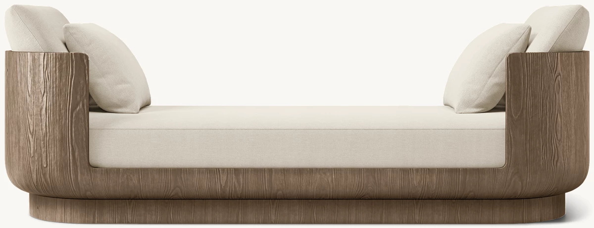 Fabric Double-Arm Daybed