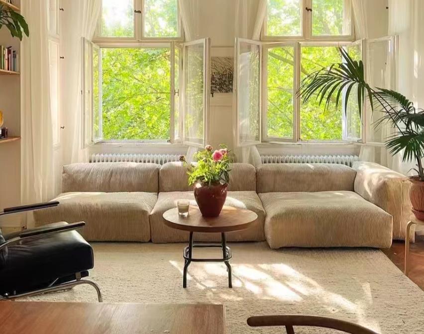 A Light Luxury Lazy Sofa