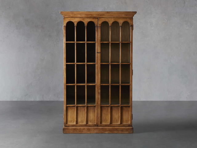 Classic Arch Window Storage Cabinet