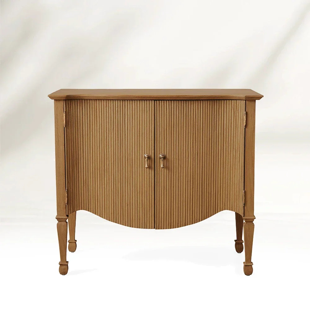 Arc-shaped Hall Storage Cabinet