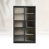 Factory oak and glass Cabinet
