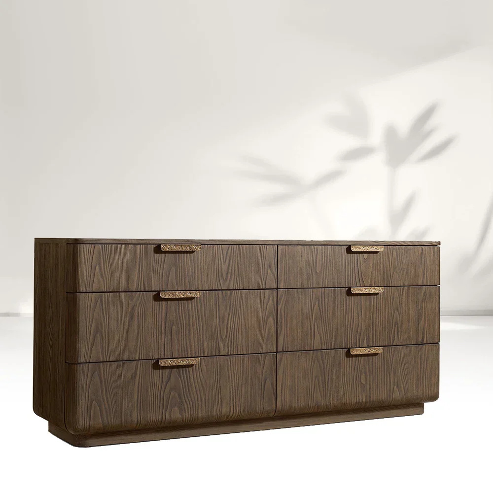Wooden 6-Drawer Dresser