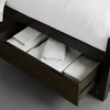 Contemporary Urban and rustic Wood Bed