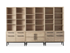 Modular Triple Bookcase File