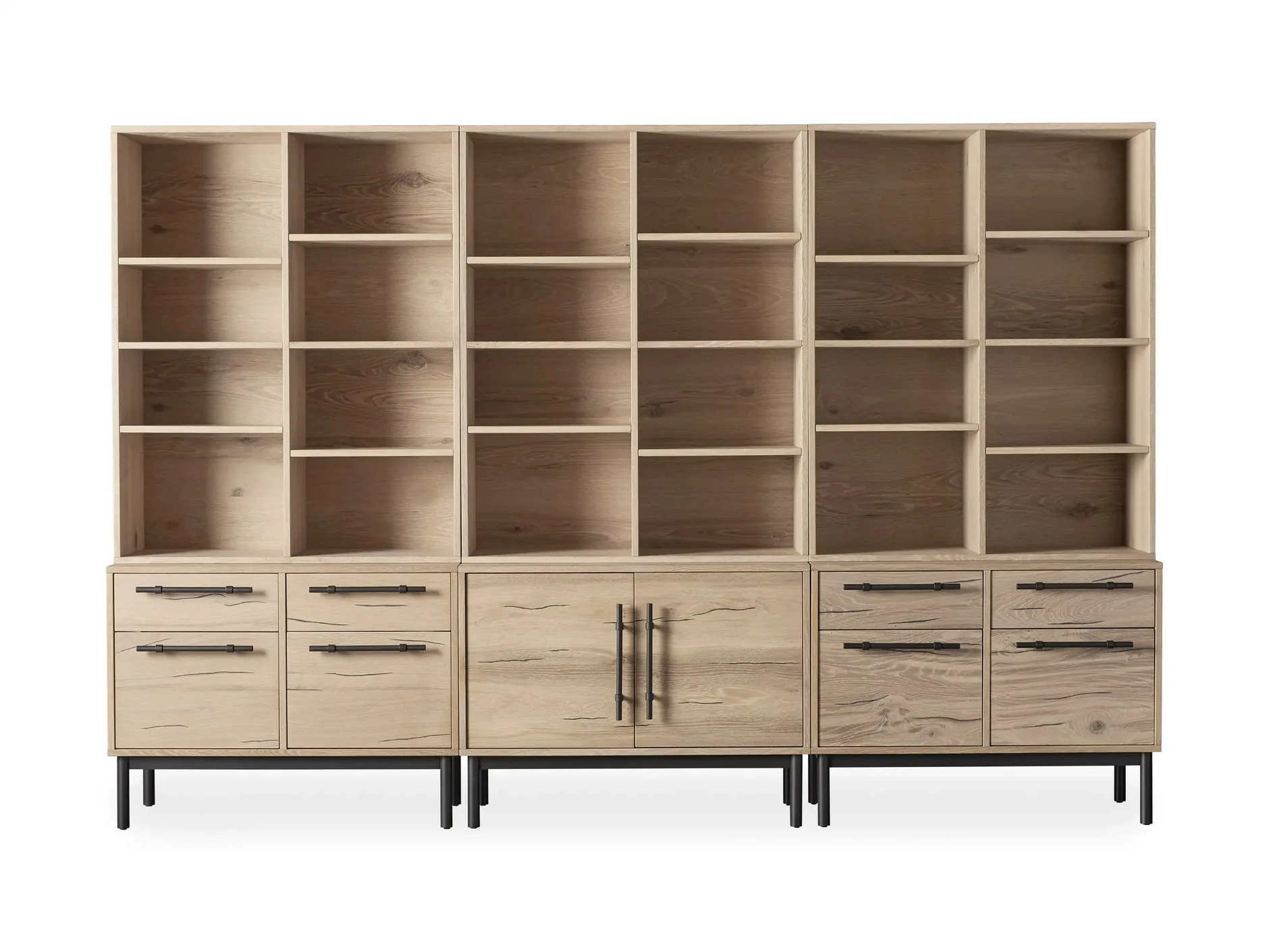 Modular Triple Bookcase File