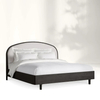 Modern Two - tone Upholstered Bed