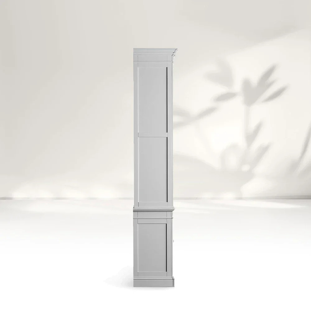Single - door Wood Display and Storage Cabinet