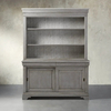 Multi - shelf Oak Bookcase