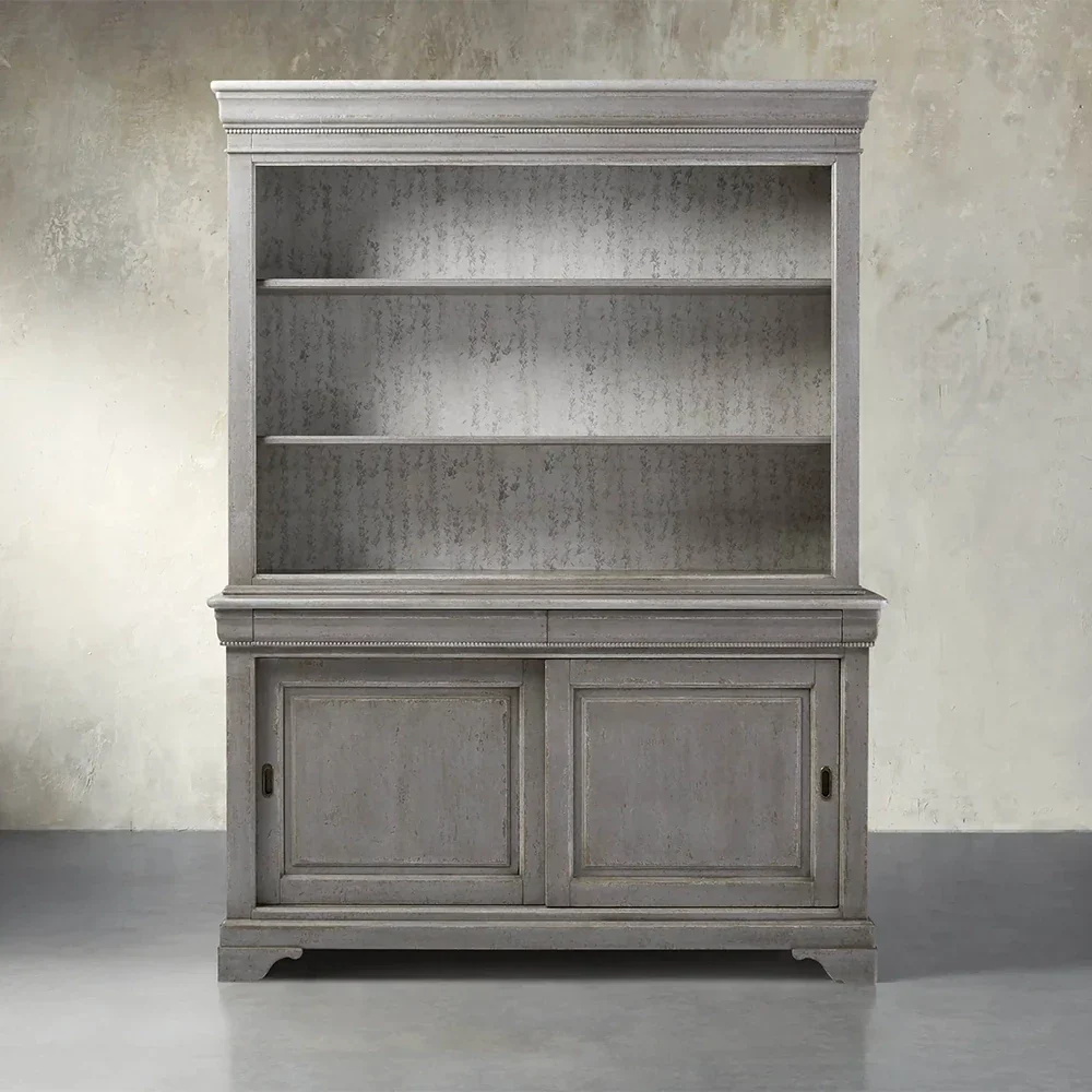 Multi - shelf Oak Bookcase