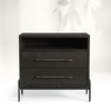  Wood Two - drawer Storage Nightstand