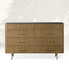 Oak Dresser with Chest of Drawers