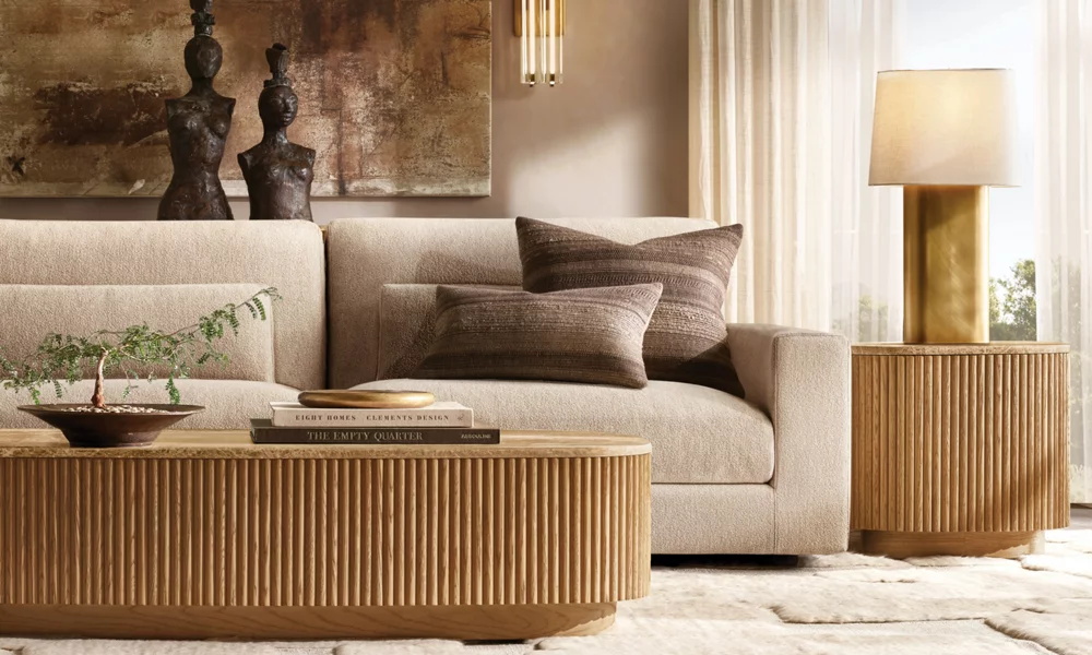 Square Stone-based Coffee Table