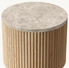 Stone Round Side Table